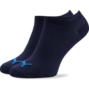 Sada 3 párů nízkých ponožek unisex Puma 261080001 Tmavomodrá