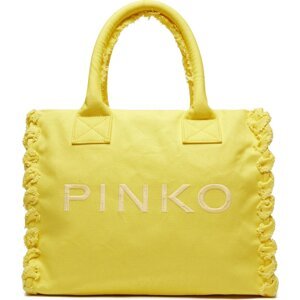 Kabelka Pinko Beach Shopping PE 24 PLTT 100782 A1WQ Žlutá