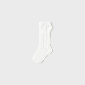 Vysoké dětské ponožky Mayoral 10399 Bílá