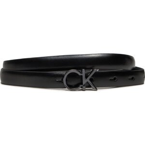 Dámský pásek Calvin Klein Ck Thin Belt 1.5Cm K60K612360 Černá