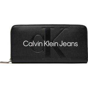 Velká dámská peněženka Calvin Klein Jeans K60K607634 Černá