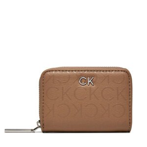 Malá dámská peněženka Calvin Klein K60K612188 Hnědá