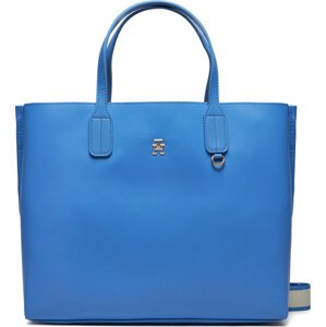 Kabelka Tommy Hilfiger Iconic Tommy Satchel AW0AW15692 Blue Spell C30