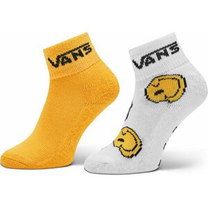 Sada 2 párů dětských vysokých ponožek Vans Drop V Classic VN0A7PTCPHY1 Old Gold