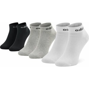 Klasické ponožky Unisex adidas Nc Ankle 3Pp GE6179 Bílá