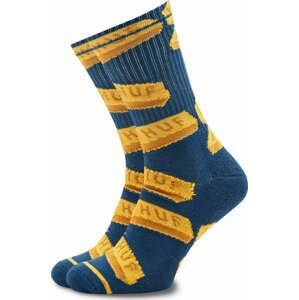 Pánské klasické ponožky HUF Gold Bars SK00729 Navy
