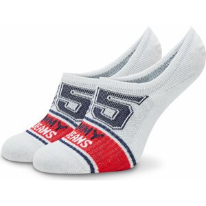 Kotníkové ponožky Unisex Tommy Jeans 701222685 White 001