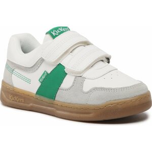 Sneakersy Kickers Kalido 910862-30 S Blanc Gris Vert 31