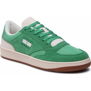 Sneakersy Tommy Jeans Retro Cupsole Suede EM0EM01161 Coastal Green LY3