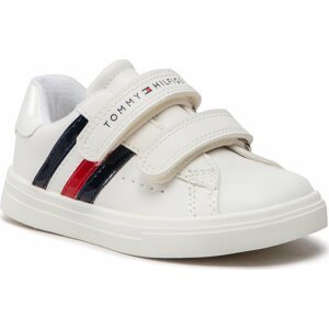 Sneakersy Tommy Hilfiger Low Cut Velcro T1A932299-1436 S White 100