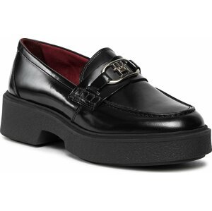 Loafersy Tommy Hilfiger Th Hardware Loafer FW0FW07329 Black BDS