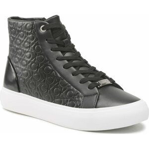 Sneakersy Calvin Klein Vulc High Top Mono Mix HW0HW01374 Seasonal Black Mono 0GK