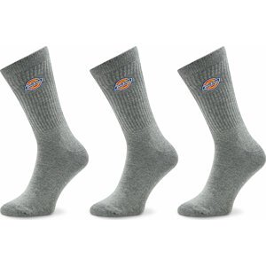Sada 3 párů pánských vysokých ponožek Dickies Valley DK0A4X82 Grey GYM