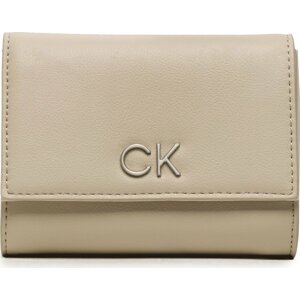 Velká dámská peněženka Calvin Klein Re-Lock Trifold Md Pbl K60K610969 PEA