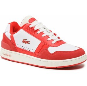 Sneakersy Lacoste T-Clip 123 5 Sma 745SMA0075286 Wht/Red
