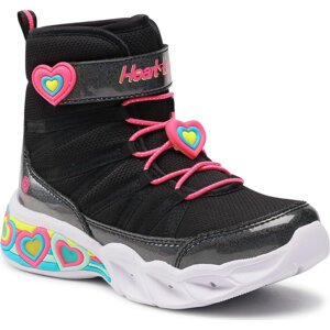 Kotníková obuv Skechers Love to Shine 302661L/BKHP Black/Hot Pink