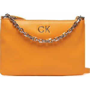 Kabelka Calvin Klein Jeans Re Lock Ew Crossbody W Chain K60K609115 Orange Flash SCD