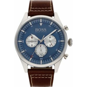 Hodinky Boss Pioneer Chronograph 1513709 Brown/Silver