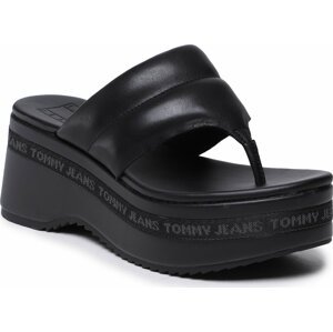 Žabky Tommy Jeans Sandal Padded EN0EN02075 Black 0GJ