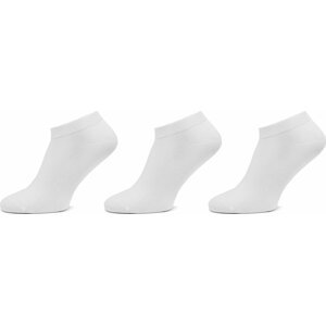 Sada 3 párů nízkých ponožek unisex Pepe Jeans Tr 3P PMU30022 White 800