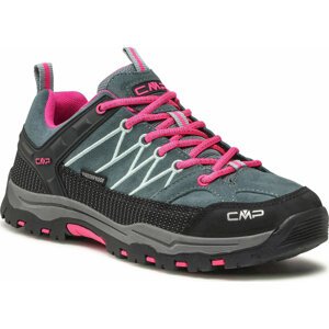 Trekingová obuv CMP Kids Rigel Low Trekking Shoes Wp 3Q13244J Mineral Green/Purple Fluo 14EM