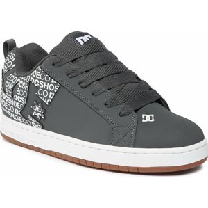 Sneakersy DC Court Graffik 300529 Dark Grey/White GW1