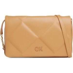 Kabelka Calvin Klein Re-Lock Quilt Shoulder Bag K60K611021 Brown Sugar GA5