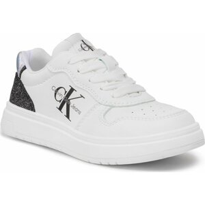 Sneakersy Calvin Klein Jeans Low Cut Lace-Up Sneaker V3A9-80471-1439 White/Black X002