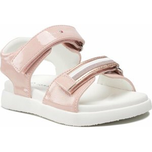Sandály Tommy Hilfiger Velcro SandalT1A2-32169-0710 S Pink 302