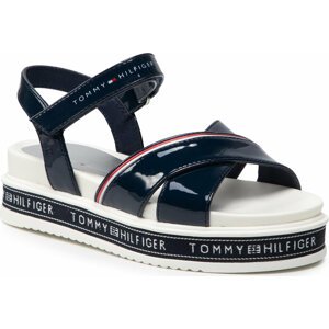 Sandály Tommy Hilfiger Platform Velcro Sandal T3A2-32178-0774 M Blue 800