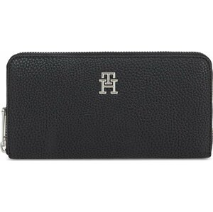 Dámská peněženka Tommy Hilfiger Th Emblem Large Za AW0AW15275 Black BDS