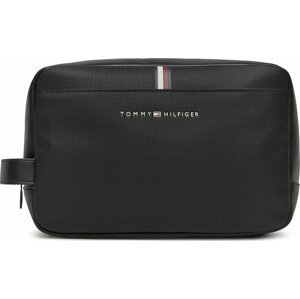 Kosmetický kufřík Tommy Hilfiger Th Essential Pique Washbag AM0AM11609 Black BDS