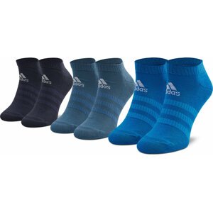 Sada 3 párů dámských nízkých ponožek adidas Cush Low 3Pp HE4985 Navy/Blue