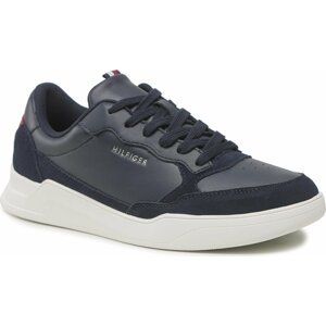Sneakersy Tommy Hilfiger Elevated Cupsole Leather Mix FM0FM04358 Desert Sky YBI