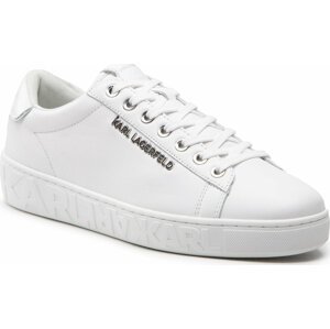 Sneakersy KARL LAGERFELD KL51019 White Lthr/Mono
