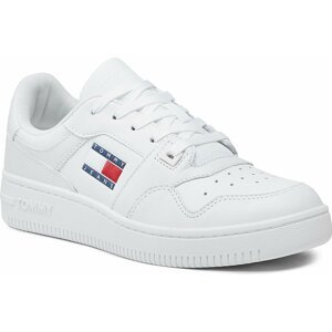 Sneakersy Tommy Jeans Tjw Retro Basket Ess EN0EN02434 White YBR