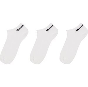 Sada 3 párů nízkých ponožek unisex Reebok Tech Style Tr M 3P FQ5351 Bílá