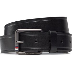 Pánský pásek Tommy Hilfiger Casual Leather 3.5 AM0AM12066 Black BDS