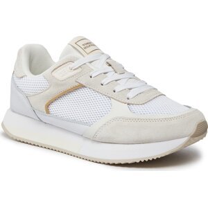 Sneakersy Tommy Hilfiger Essential Elevated Runner FW0FW07700 White YBS
