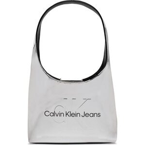 Kabelka Calvin Klein Jeans Sculpted Arc Shoulderbag22 K60K611860 Silver 0IM