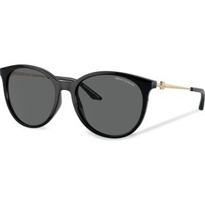 Sluneční brýle Armani Exchange 0AX4140S Shiny Black 815887