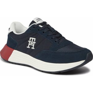Sneakersy Tommy Hilfiger Classic Elevated Runner Mix FM0FM04636 Desert Sky DW5