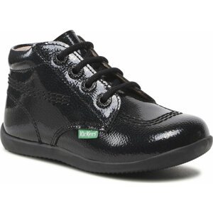 Kotníková obuv Kickers Billista Zip 742760-10 S Noir Vernis 83