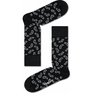 Klasické ponožky Unisex Happy Socks SOC01-9300 Černá