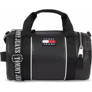 Kabelka Tommy Jeans Tjw Heritage Barrel Bag AW0AW15431 Černá