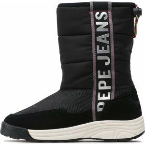 Sněhule Pepe Jeans Jarvis Young PGS50183 Black 999