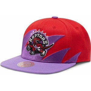 Kšiltovka Mitchell & Ness NBA Sharktooth Raptors HHSS2978 Red/Purple