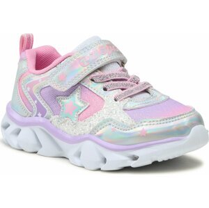 Sneakersy ZigZag Saserta Kids Shoe w/Lights Z234130 1015 Silver