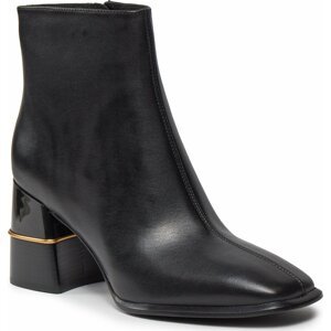Polokozačky Tory Burch Leather Ankle Boot 75Mm 155490 Perfect Black 006