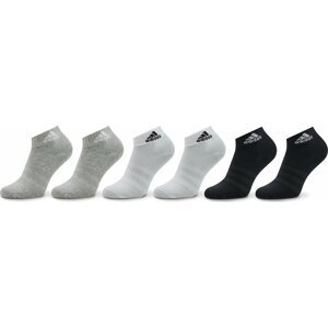 Nízké ponožky Unisex adidas Thin and Light Sportswear Ankle Socks 6 Pairs IC1307 medium grey heather/white/black